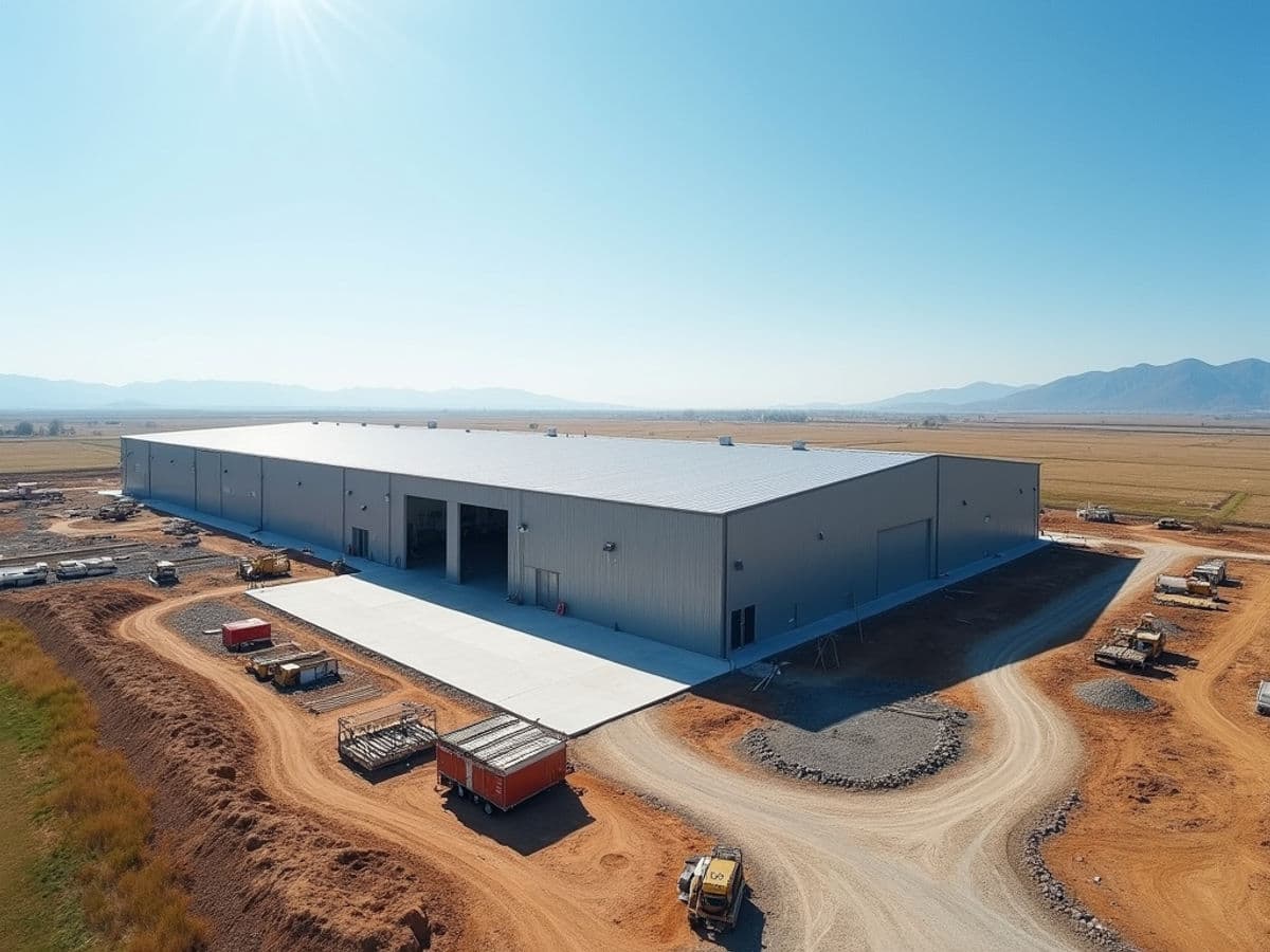 Warehouse steel building