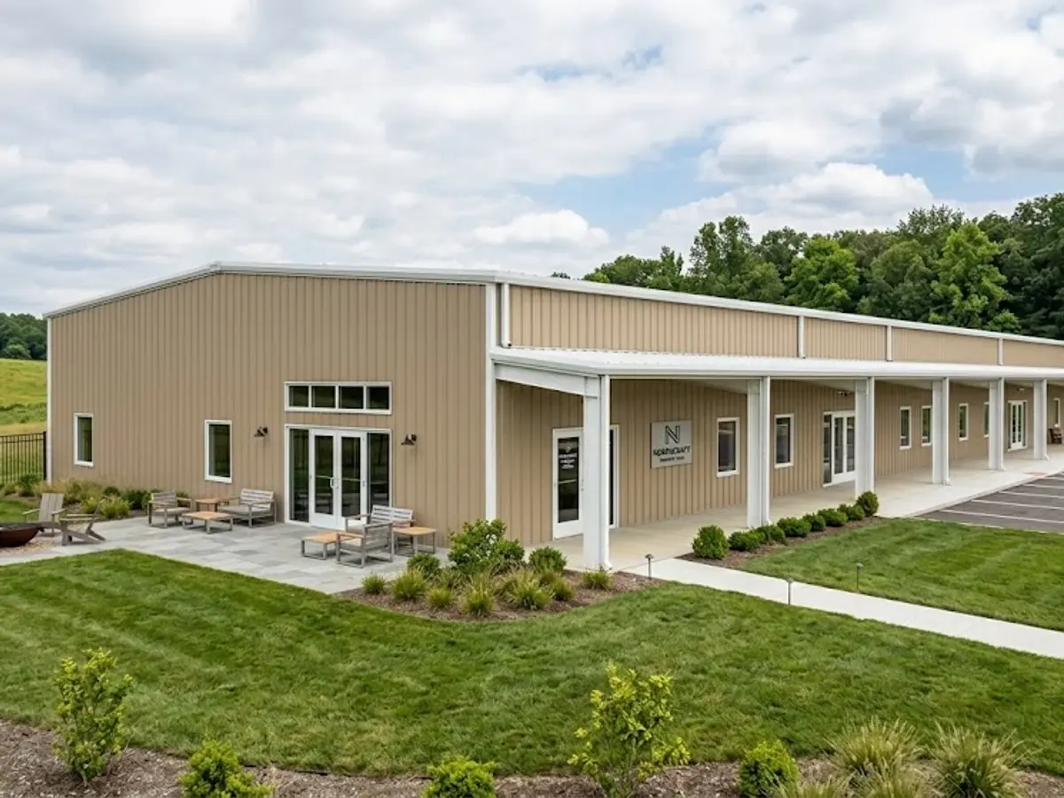 Commercial steel building